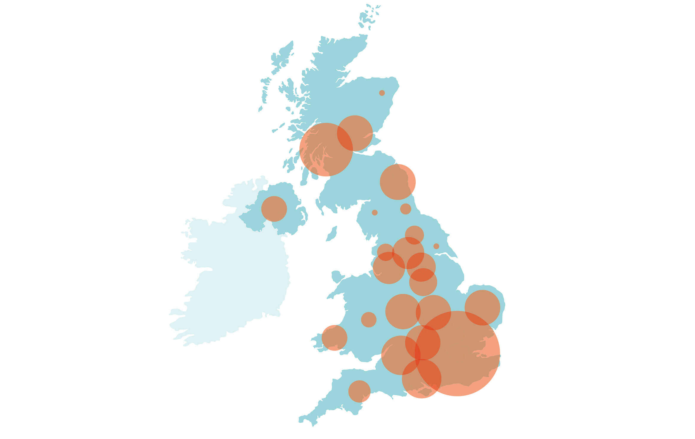 A map of the United Kingdom.