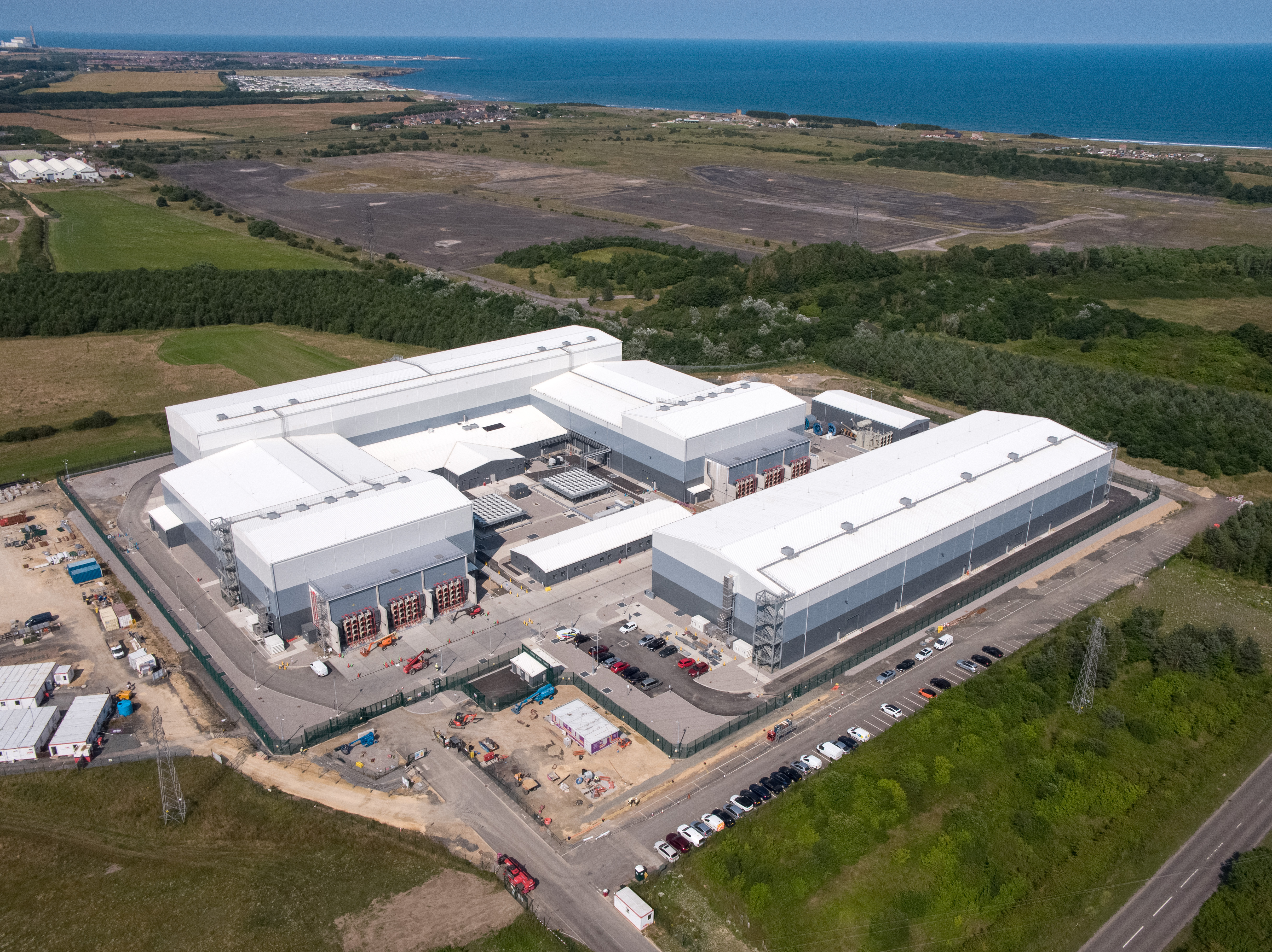 Overhead view of North Sea Link Interconnector Project