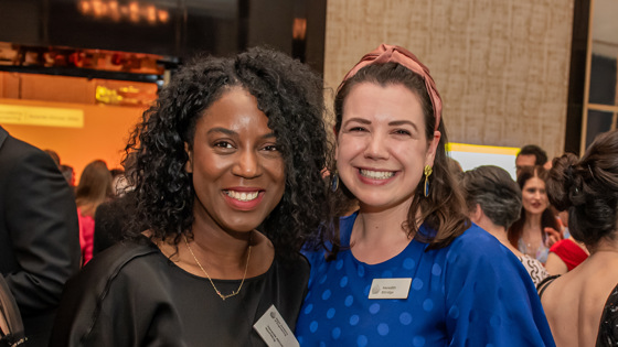 Yewande Akinola MBE HonFREng and Meredith Etteridge