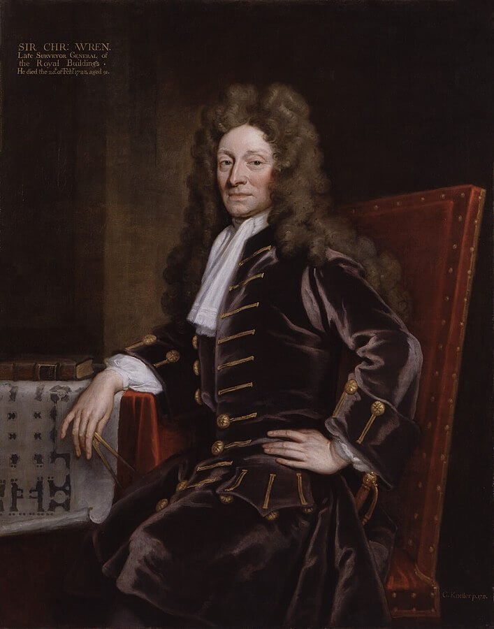 Sir Christopher Wren, Sir Godfrey Kneller, Bt, 1711 © National Portrait Gallery, London