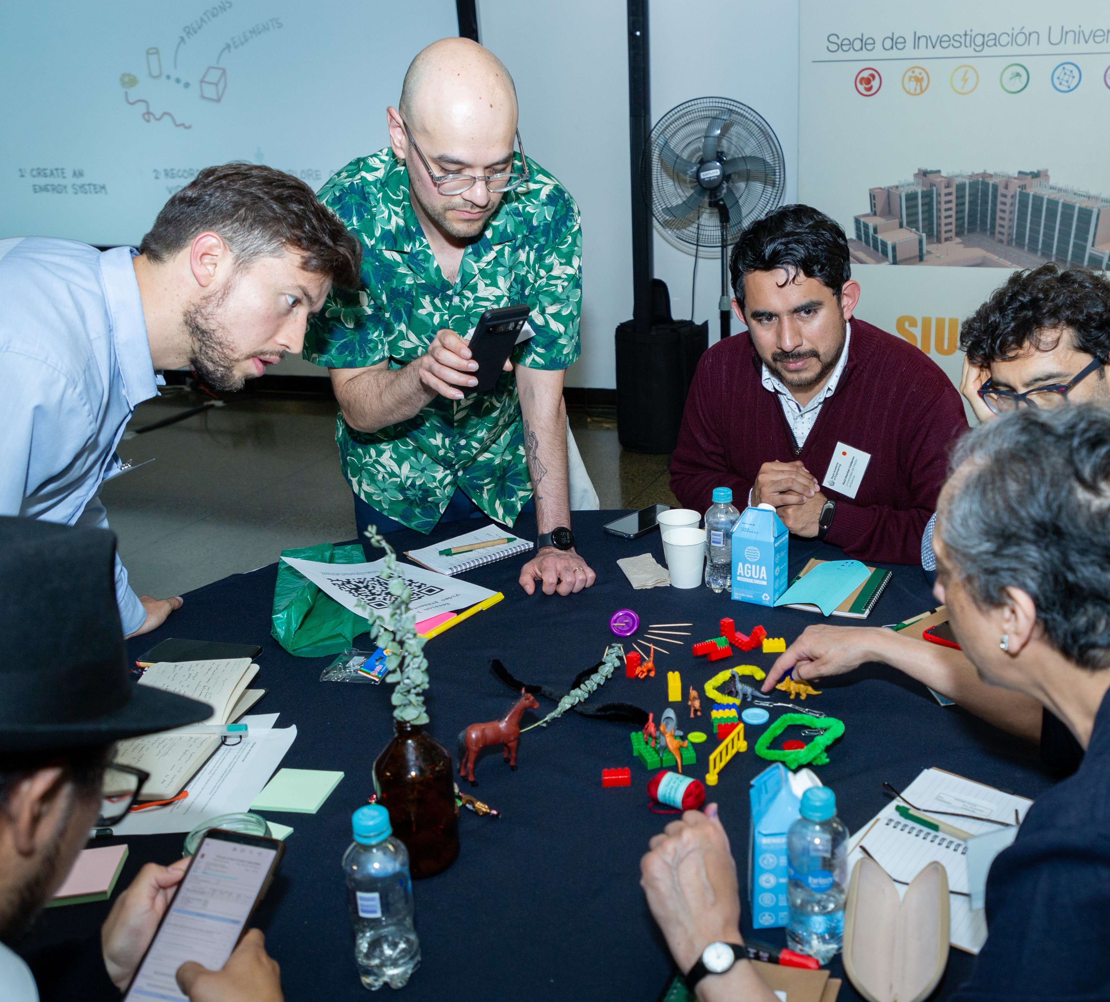 Group activity during the session
