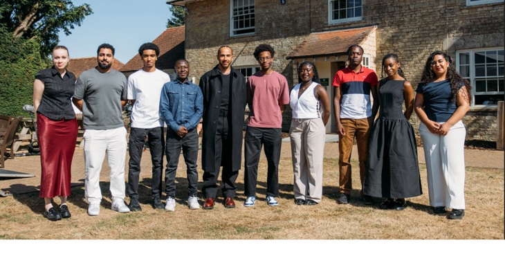 MMS Scholars With Sir Lewis At Silverstone July 2025