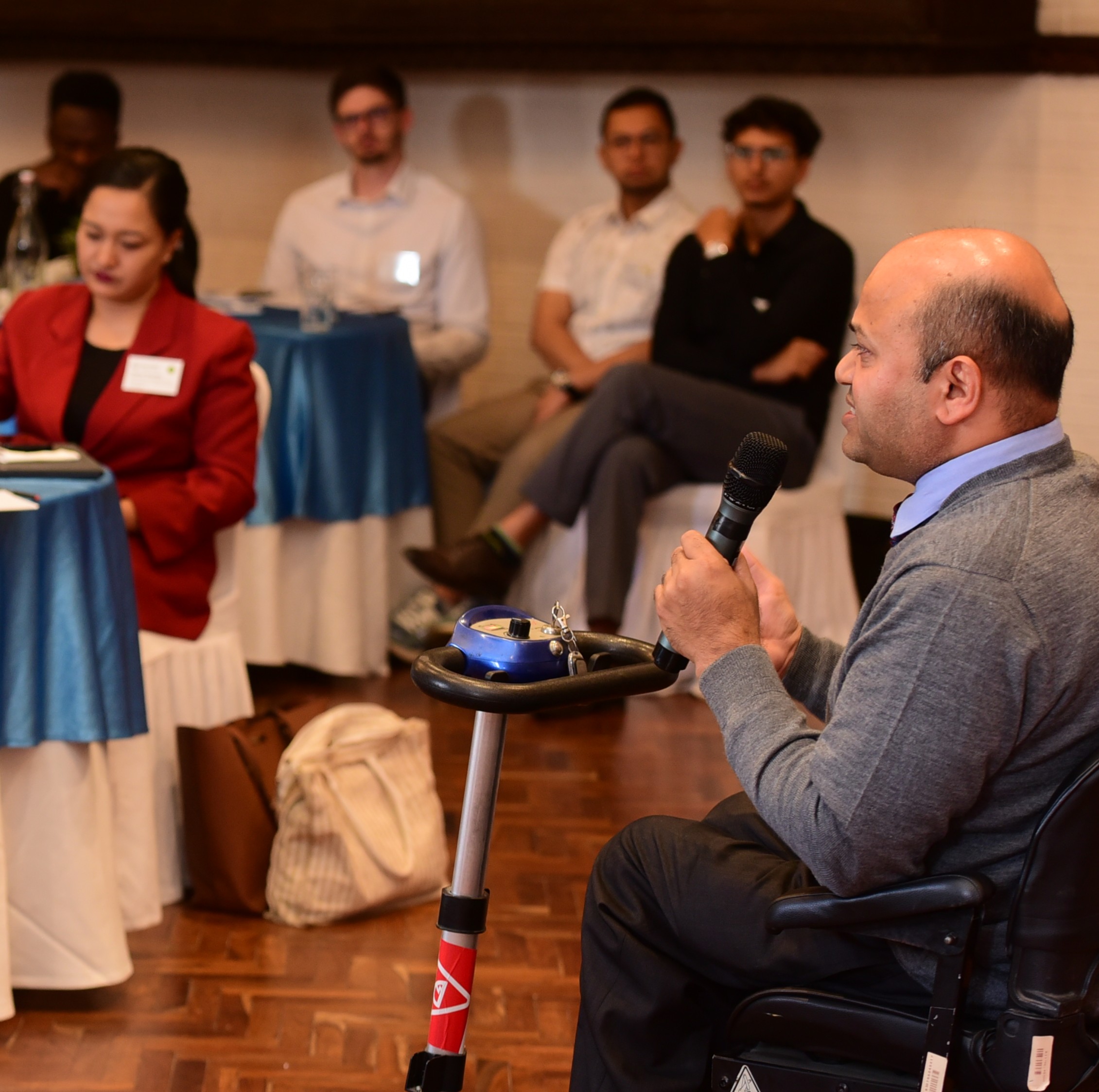 Dr Raju giving his keynote