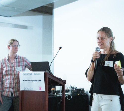 Hannah Härtwich (L) and Gianne Tillema (R)