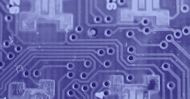 indigo and lilac duotone 