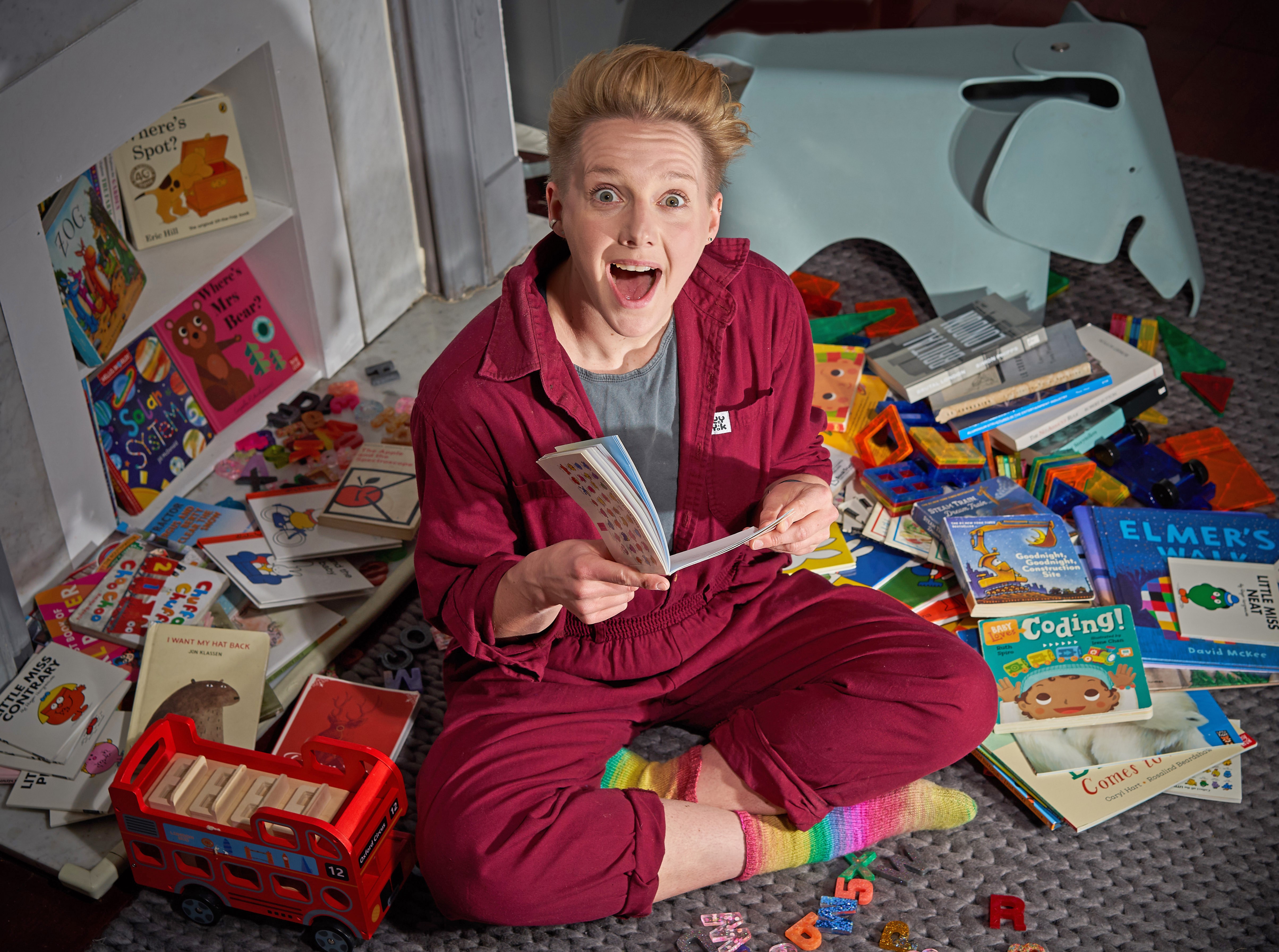Anna Ploszajski, the project lead of Bedtime Stories for Very Young Engineers.