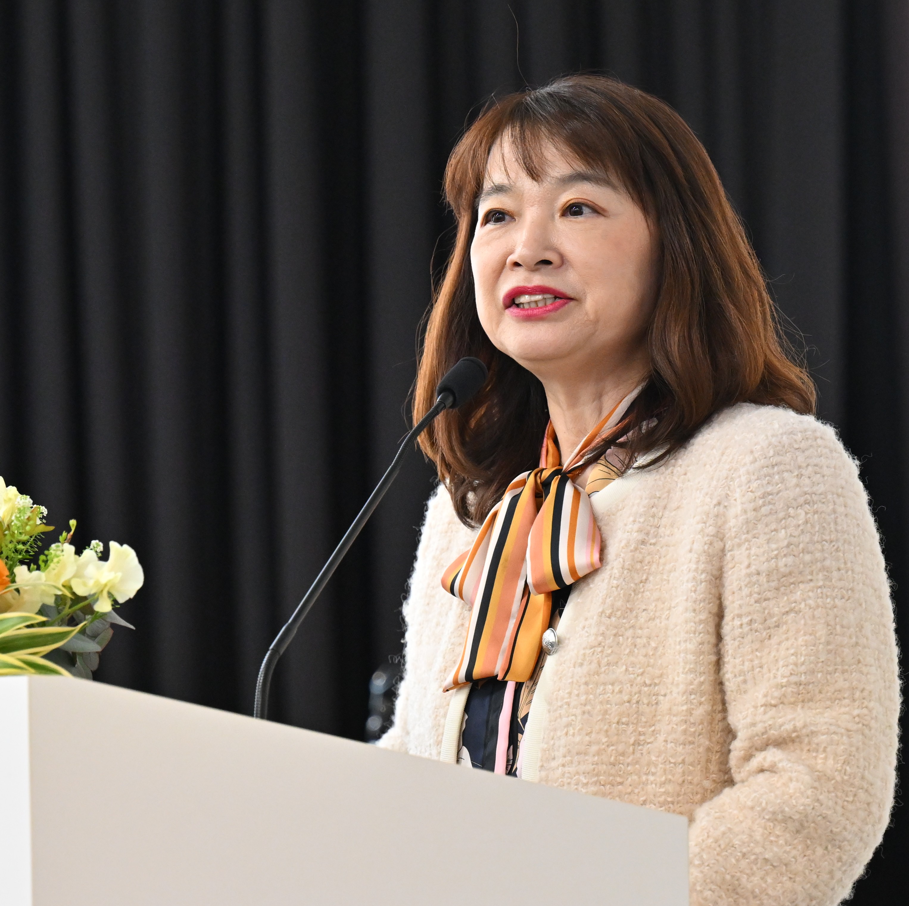 Professor Takahashi presenting for Session 1.