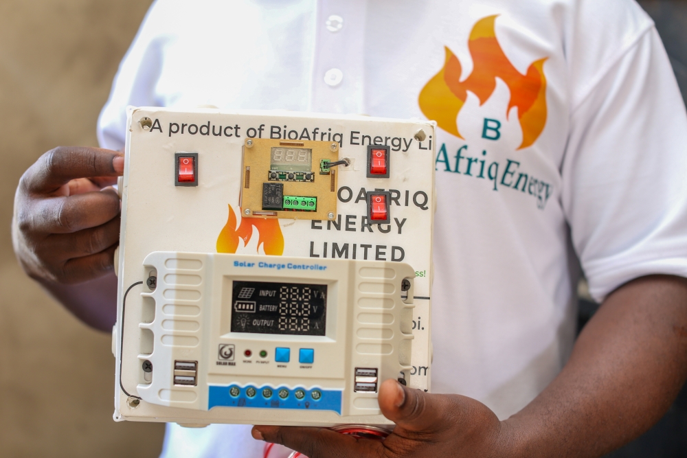 The BioAfriq Energy Hybrid Solar Dryer.