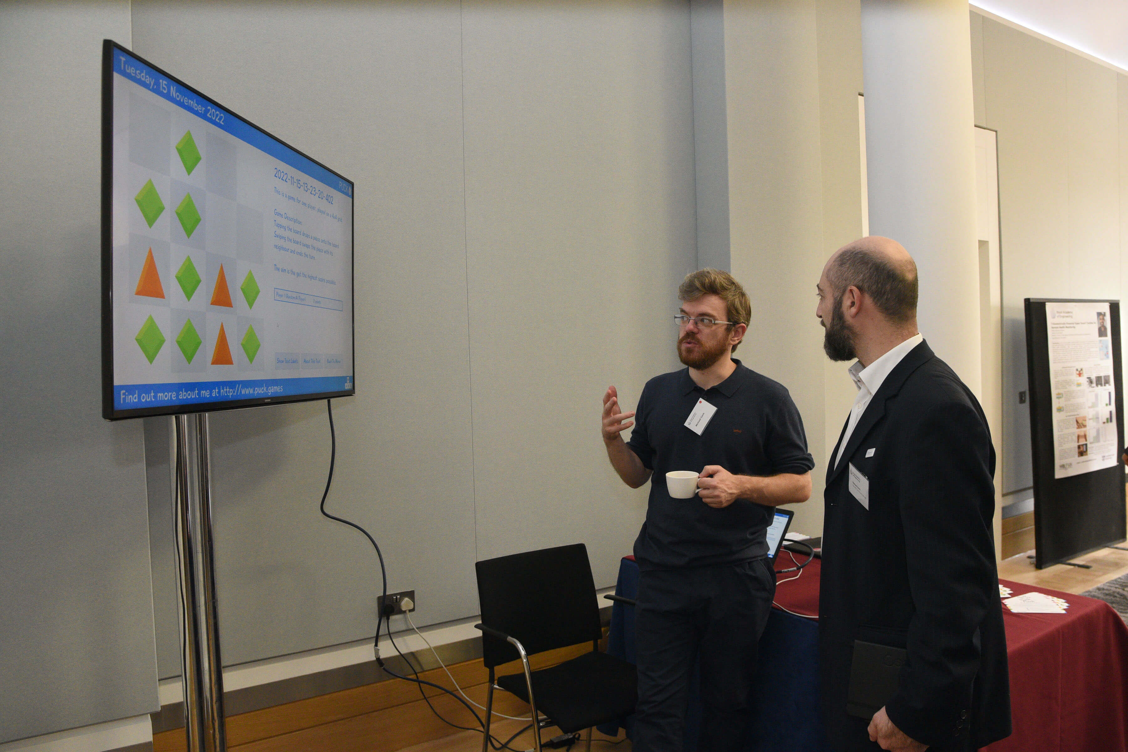 Dr Mike Cook demonstrates Puck, an AI game designer
