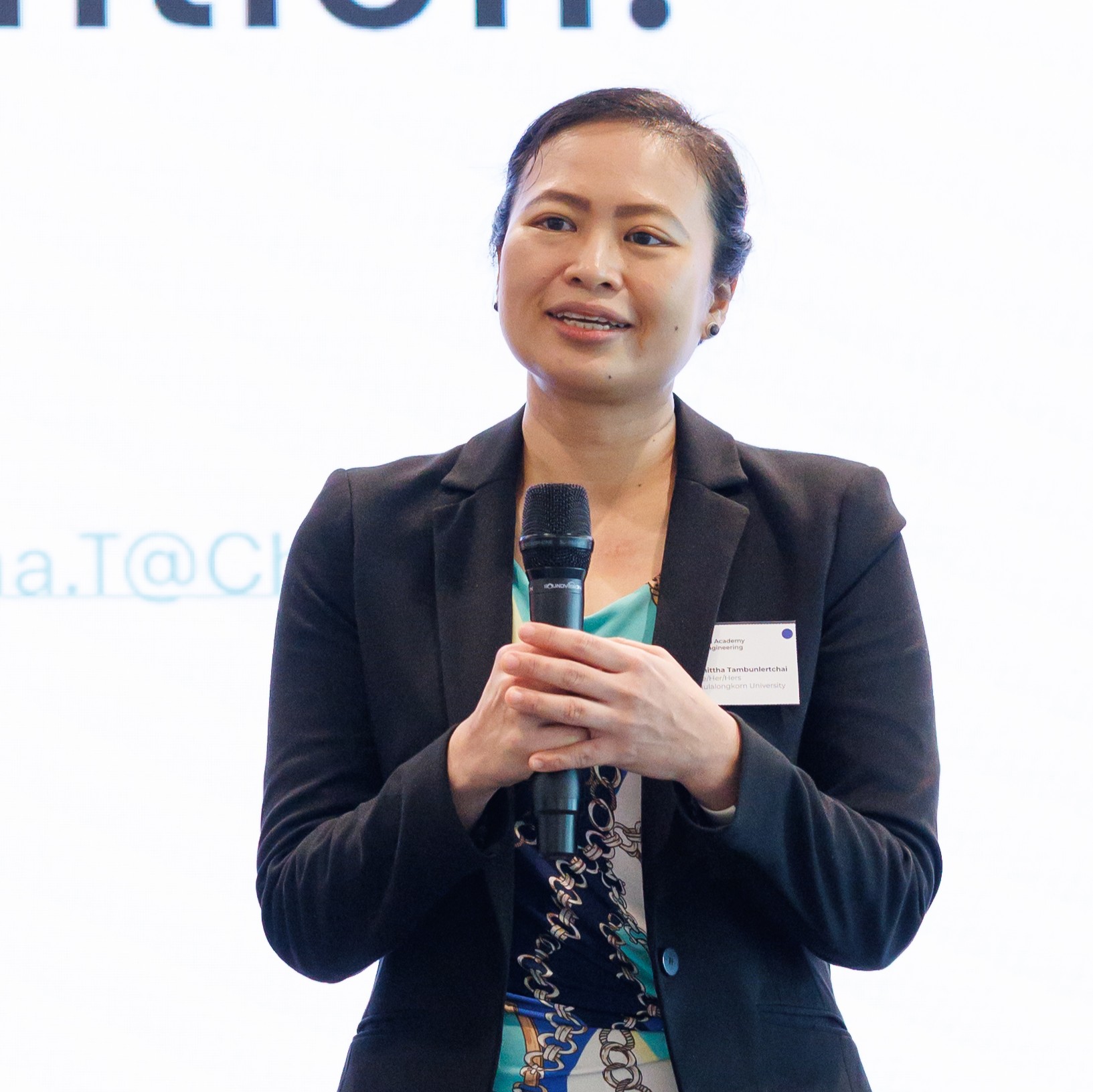 Dr Kanittha delivering her keynote