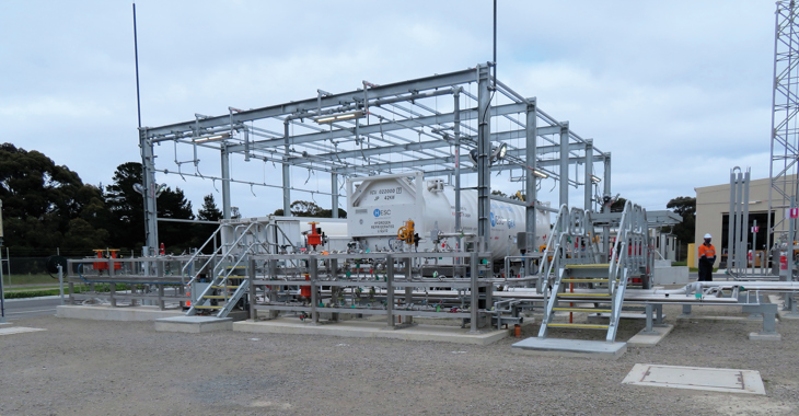 Hydrogen fuel station