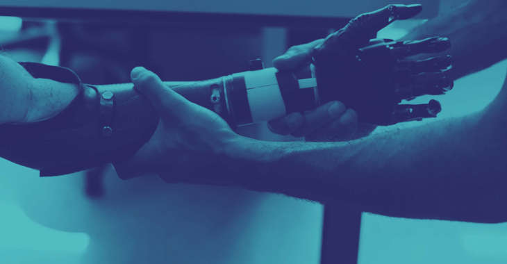 Teal and indigo duotone example 2