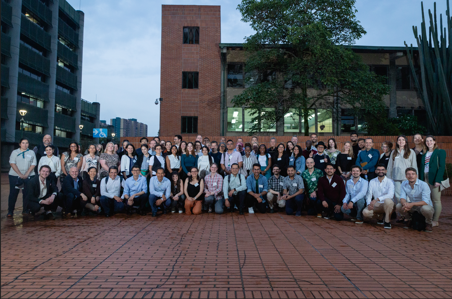 Group photo of Frontiers symposium participants in Medellin, Colombia
